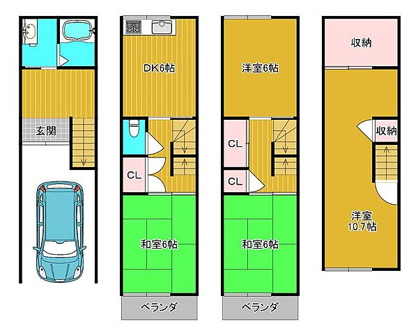 間取りを拡大表示