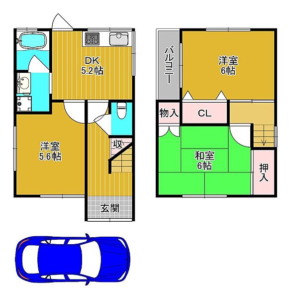 間取りを拡大表示