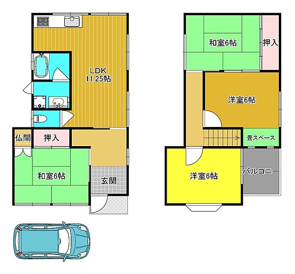 間取りを拡大表示