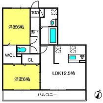 メゾンアルファ Ｘ  ｜ 埼玉県さいたま市見沼区春岡1丁目3-3（賃貸アパート2LDK・3階・57.73㎡） その2