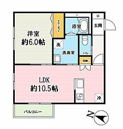 間取図画像 1LDK