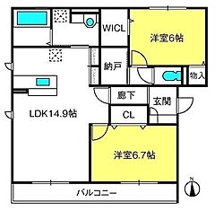 物件の間取り