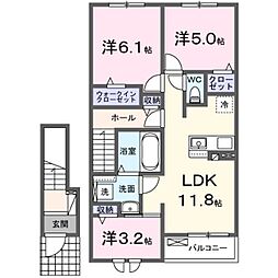 フェリチタカーサ I 3LDKの間取図画像