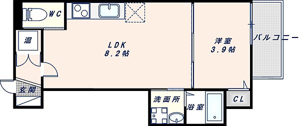 NOA SION 102｜大阪府大阪市城東区東中浜5丁目(賃貸アパート1LDK・1階・28.88㎡)の写真 その2