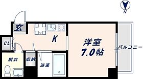 ジオ・グランデ高井田 507 ｜ 大阪府東大阪市川俣1丁目（賃貸マンション1K・5階・22.50㎡） その2