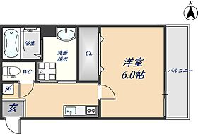 1er　つばきIII 102 ｜ 大阪府東大阪市花園本町1丁目（賃貸アパート1K・1階・24.33㎡） その2