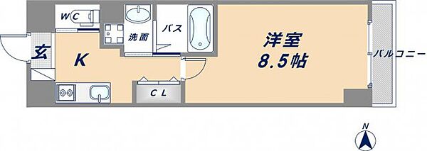 エイチ・ツーオー新深江 302｜大阪府大阪市東成区大今里南6丁目(賃貸マンション1K・3階・30.00㎡)の写真 その2