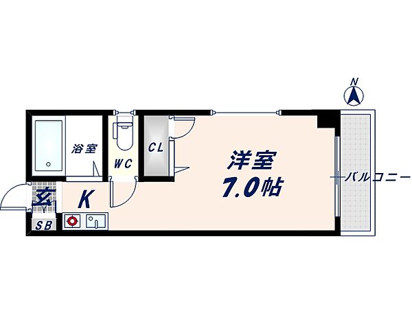 イーストコトブキ 501｜大阪府東大阪市足代北2丁目(賃貸マンション1R・5階・17.00㎡)の写真 その2