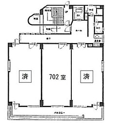 和倉ビルの間取図画像