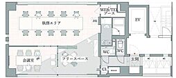 デュープレックス銀座タワー8/14の間取図画像