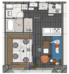 ガーラ・プレシャス渋谷六本木通りの間取図画像