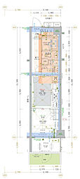 OPENRESIDENCIA北綾瀬PLACE 1LDKの間取図画像