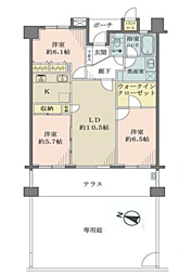 ダイアパレス川口青木 3LDKの間取図画像