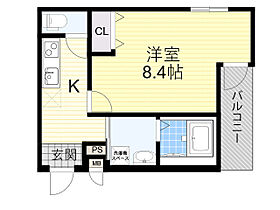 フジパレス城北公園通1番館  ｜ 大阪府大阪市旭区赤川２丁目9番8号（賃貸アパート1K・1階・28.08㎡） その2