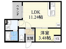 大阪府大阪市旭区新森２丁目（賃貸アパート1LDK・2階・34.50㎡） その2