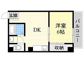 サンライズツイン関目2号館  ｜ 大阪府大阪市城東区関目３丁目12番27号（賃貸マンション1LDK・6階・33.35㎡） その2