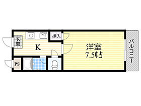 グランド・パレスジュイレー 208 ｜ 大阪府大阪市城東区永田３丁目5番20号（賃貸マンション1K・2階・23.00㎡） その2