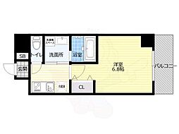 Ｔｈｅ　Ｕｐｐｅｒ　Ｈｏｕｓｅ 3階1Kの間取り