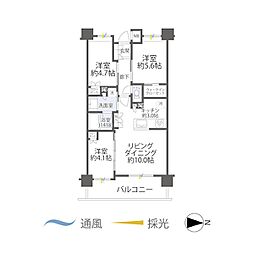 間取図画像 3LDK