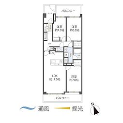 間取図画像 3LDK