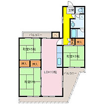 グランドヒルズ桔梗が丘9号棟 306 ｜ 三重県名張市桔梗が丘８番町（賃貸マンション3LDK・3階・68.29㎡） その2