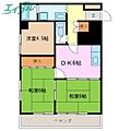 エムテック名張2番館4階4.5万円