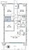 間取り：専有面積：７３．９１ｍ２　バルコニー面積：１２．４ｍ２　４階３ＬＤＫタイプ　ペット飼育可　総戸数１８０戸
