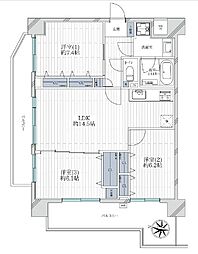 マイキャッスル八王子元横山町 3LDKの間取図画像