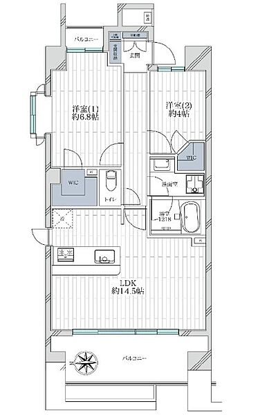 間取りを拡大表示
