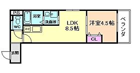 リオヴェール彩都  ｜ 大阪府箕面市彩都粟生南1丁目（賃貸アパート1LDK・2階・33.00㎡） その2