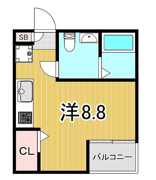 ランジュ 103｜東京都足立区佐野2丁目(賃貸アパート1R・1階・20.33㎡)の写真 その2