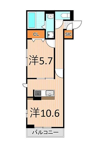 ＳＩＸＴＯＷＮ 103｜東京都足立区西加平2丁目(賃貸アパート1LDK・1階・42.75㎡)の写真 その2