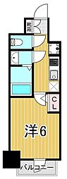 ジェノヴィア綾瀬2 1Kの間取図画像