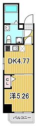 アーバハイツ六町1号館 2Kの間取図画像