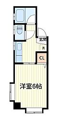東和ビル 1Kの間取図画像