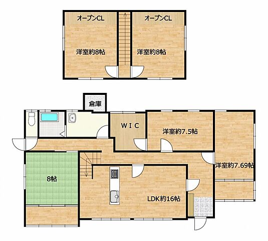 間取り 加美郡加美町字西町96-1