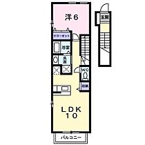 メゾン・アルモニーＮ 203 ｜ 佐賀県武雄市朝日町大字甘久（賃貸アパート1LDK・2階・42.37㎡） その2