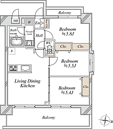間取図画像 3LDK