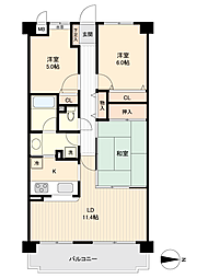 間取図画像 3LDK