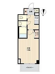 サムティ江坂レガーロ 1Kの間取図画像