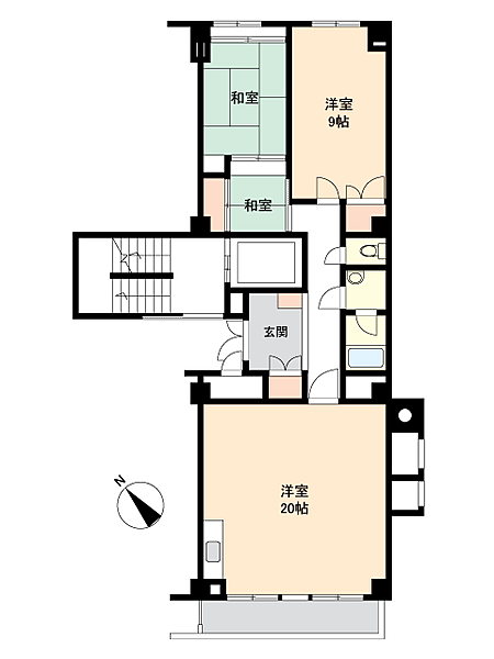 間取りを拡大表示