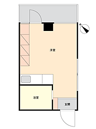 サンロイヤル御園 ワンルームの間取図画像