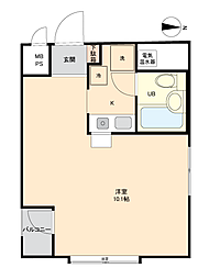 グランドパレス堀川 ワンルームの間取図画像