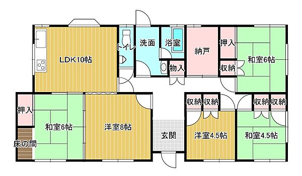 間取りを拡大表示