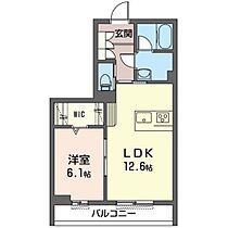 アリスティオ 302 ｜ 群馬県前橋市川曲町（賃貸マンション1LDK・3階・47.56㎡） その2