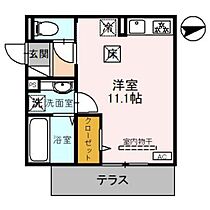 Ｄ－ＲＯＯＭ文京町1丁目 105 ｜ 群馬県前橋市文京町1丁目（賃貸アパート1R・1階・30.30㎡） その2