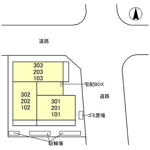 （仮）Ｄ－ＲＯＯＭ南町3丁目 201｜群馬県前橋市南町3丁目(賃貸アパート1LDK・2階・33.70㎡)の写真 その3