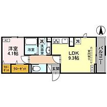 Ｄ－ＲＯＯＭ南町3丁目 303 ｜ 群馬県前橋市南町3丁目（賃貸アパート1LDK・3階・35.44㎡） その2