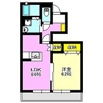 カーサビアンカ A102 ｜ 群馬県前橋市天川大島町2丁目（賃貸アパート1LDK・1階・38.19㎡） その2