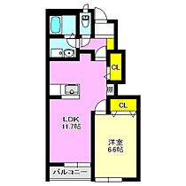 ミルキーハウス 102 ｜ 群馬県前橋市公田町（賃貸アパート1LDK・1階・44.73㎡） その2